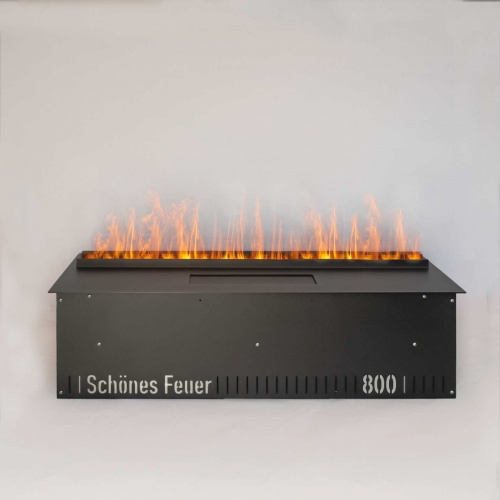 Электроочаг Schönes Feuer 3D FireLine 800 Pro со стальной крышкой в Братске