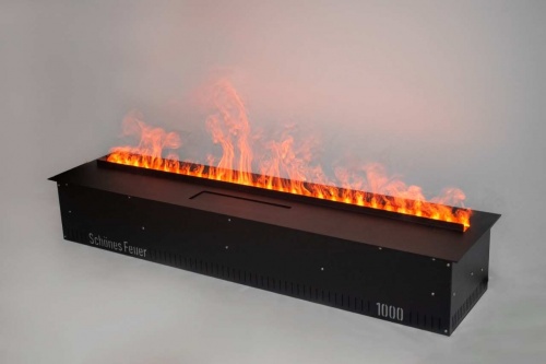 Электроочаг Schönes Feuer 3D FireLine 1000 Pro со стальной крышкой в Братске